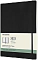 Moleskine Soft Cover Weekly Planner, 7-1/2" x 9-3/4", Black, January To December 2022, 8056420855845