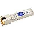 AddOn HP J8177C Compatible TAA Compliant 10/100/1000Base-TX SFP Transceiver (Copper, 100m, RJ-45) - 100% compatible and guaranteed to work