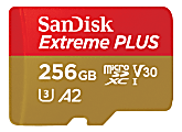 SanDisk® Extreme® PLUS microSDXC UHS-I Card With Adapter, 256GB