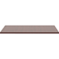 Lorell® Revelance 60"W Rectangular Conference Tabletop, Mahogany