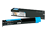 Lexmark™ X950 Cyan High Yield Toner Cartridge 1 thumbnail image