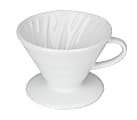Mind Reader Ceramic Coffee Dripper, 3-3/4”H x 5-1/4”W x 4-1/2”D, White 1 thumbnail image