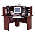 South Shore Furniture Morgan Collection Corner Desk With Hutch, 51"H x 50"W x 50"D, Royal Cherry 1 thumbnail image