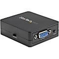 StarTech.com 1080p VGA to RCA and S-Video Converter - USB Powered - High Resolution VGA Input with Dynamic Scaling (VGA2VID2) 1 thumbnail image