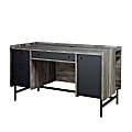 Sauder® Harvey Park 55"W Computer Desk, Jet Acacia™ 1 thumbnail image