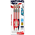 Pentel® Stars & Stripes Mechanical Pencils, #2 Lead, Medium Point, 0.7 mm, Red/White/Blue Barrel, Pack Of 3 1 thumbnail image