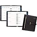 AT-A-GLANCE® Weekly/Monthly Faux Leather Fashion Starter Set Planner, 5 1/2" x 8 1/2", Black 1 thumbnail image