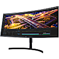 LG Ultrawide 38BN75C-B 38" UW-QHD+ Curved Screen LCD Monitor - 21:9 - High Glossy Black, Silver Spray - 38" Class - In-plane Switching (IPS) Technology - 3840 x 1600 - 1.07 Billion Colors