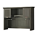 South Shore Furniture Gascony Collection Desk Hutch, 36"H x 49"W x 13"D, Ebony & Spice 1 thumbnail image