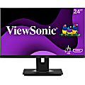 ViewSonic® VG2448a 24"W 1080p Ergonomic 40-Degree Tilt IPS Monitor