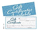 Adams® 2-Part Gift Certificates Kit, 3 2/5" x 8 1/2", White, Pack Of 25 Certificates/Envelopes 1 thumbnail image