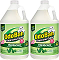 OdoBan Disinfectant Concentrate And Odor Eliminator, 1 Gallon, Original Eucalyptus Scent, Pack Of 2 Jugs