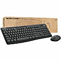 Logitech MK370 Combo for Business Wireless Keyboard and Silent Mouse - USB Plunger/Membrane Bluetooth Keyboard - 920011887 1 thumbnail image