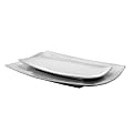 Gibson Elite Gracious Dining 2-Piece Serving Platter Set, White 1 thumbnail image