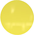 Ghent Coda Low-Profile Circular Magnetic Dry-Erase Glassboard, 36", Yellow 1 thumbnail image