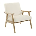 Ave Six Work Smart™ Weldon Chair, Linen/Light Brown 1 thumbnail image