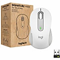 Logitech Signature M650 for Business (Off-White) - Brown Box - Wireless - Bluetooth/Radio Frequency - Off White - USB - 4000 dpi - Scroll Wheel - Medium Hand/Palm Size - Right-handed
