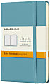 Moleskine Classic Hard Cover Notebook, 3-1/2" x 5-1/2", Ruled, 192 Pages, Reef Blue