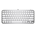 Logitech® MX Keys Mini Minimalist Wireless Illuminated Keyboard, Pale Gray