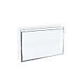 Azar Displays Wall-Mount U-Frame Acrylic Sign Holders, 8 1/2" x 11", Clear, Pack Of 10 1 thumbnail image