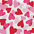 Amscan Valentine’s Day Heart Lunch Napkins, 6-1/2” x 6-1/2", Red/Pink/White, 40 Napkins Per Pack, Set Of 3 Packs