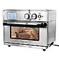 MegaChef Multifunction Air Fryer Toaster Oven With 21 Presets, Silver