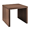 Eurostyle Abby Square Side Table, 20-1/8”H x 23-3/5”W x 23-3/5”D, Walnut