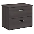 Bush Business Furniture Studio C 35-3/4"W x 23-3/8"D Lateral 2-Drawer File Cabinet, Storm Gray, Standard Delivery 1 thumbnail image