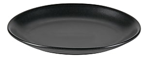 Foundry Oval Ceramic Platters, 10 5/8" x 7 3/4", Black, Pack Of 12 Platters