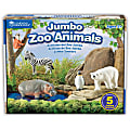 Learning Resources Jumbo Figures, Zoo Animals, Pack Of 5