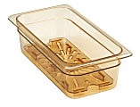 Cambro H-Pan High-Heat Drain Shelves For GN 1/3 Food Pans, Amber, Pack Of 6 Shelves 1 thumbnail image