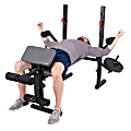 Body Champ BCB580 Weight Bench with Butterfly and Preacher Curl Office Depot