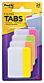 Post-it® Notes Durable Filing Tabs, 2" x 1-1/2", Assorted Colors, 6 Flags Per Pad, Pack Of 4 Pads