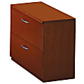 Mayline® Group Corsica Lateral File, Unfinished Top, 27 1/2"H x 36"W x 17"D, Sierra Cherry, Unfinished Top