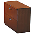 Mayline® Group Corsica Lateral File, 27 1/2"H x 36"W x 17"D, Mahogany, Unfinished Top