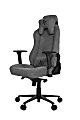Arozzi Vernazza Premium Ergonomic Fabric High-Back Gaming Chair, Ash Gray/Black