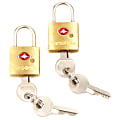 Samsonite® Travel Sentry® Brass Key Locks, Pack Of 2