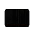 U Brands® Magnetic Glass Dry-Erase Board, 24" X 18", Black Surface, Frameless, Actual Size 23" X 17" (4760U00-01) 1 thumbnail image