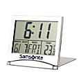 Samsonite® Digital Travel Alarm Clock, Silver 1 thumbnail image