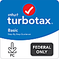TurboTax Desktop Basic Fed + Efile 2021 (Windows) 1 thumbnail image