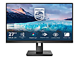 Philips S-line 272S1AE - LED monitor - 27" - 1920 x 1080 Full HD (1080p) @ 75 Hz - IPS - 250 cd/m² - 1000:1 - 4 ms - HDMI, DVI-D, VGA, DisplayPort - speakers - black texture