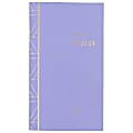 Cambridge® WorkStyle 2-Year Academic Monthly Planner, 3-1/2” x 6”, Lavender, July 2022 To June 2024, 1606-021A-19