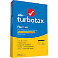 TurboTax® Desktop Premier Federal E-File + State 2020, For PC/Mac