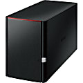 Buffalo LinkStation 220 8TB Personal Cloud Storage with Hard Drives Included - 2 x 4 TB HDD - Personal Cloud - Easy Setup - WebAccess - Backup Software - Gigabit Ethernet - USB Accessory Port 1 thumbnail image