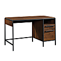 Sauder® Nova Loft 49"W Single Pedestal Computer Desk, Grand Walnut