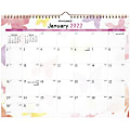 AT-A-GLANCE® Watercolors Monthly Wall Calendar, 15" x 12", January To December 2022, PM91-707
