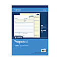 Adams™ Proposal Book, 8 3/8" x 11", 1 Part With Carbons, White, 50 Sheets 1 thumbnail image