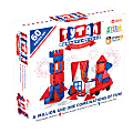 Tytan Toys Red, White And Blue Magnetic Tile Blocks Kit, Assorted Colors, Kit Of 60 Pieces 1 thumbnail image