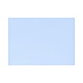 LUX Mini Flat Cards, #17, 2 9/16" x 3 9/16", Baby Blue, Pack Of 250