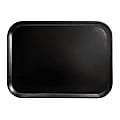 Cambro Polytread Rectangular Serving Tray, 12" x 16", Black